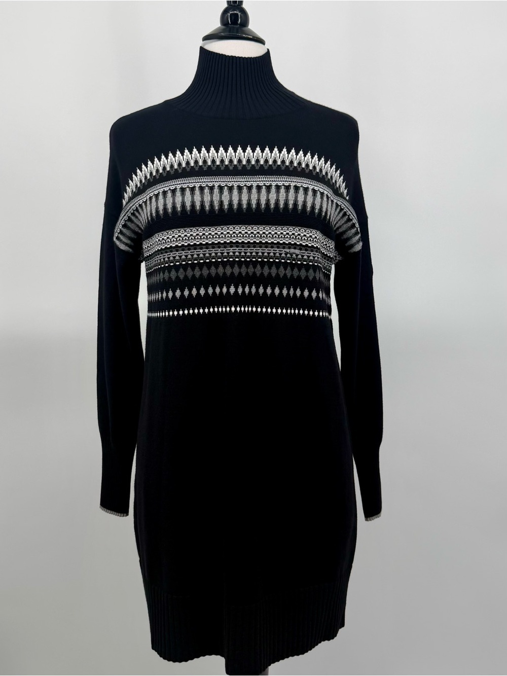 NWT Krimson Klover Yvonne Black Sweater Dress Size Small